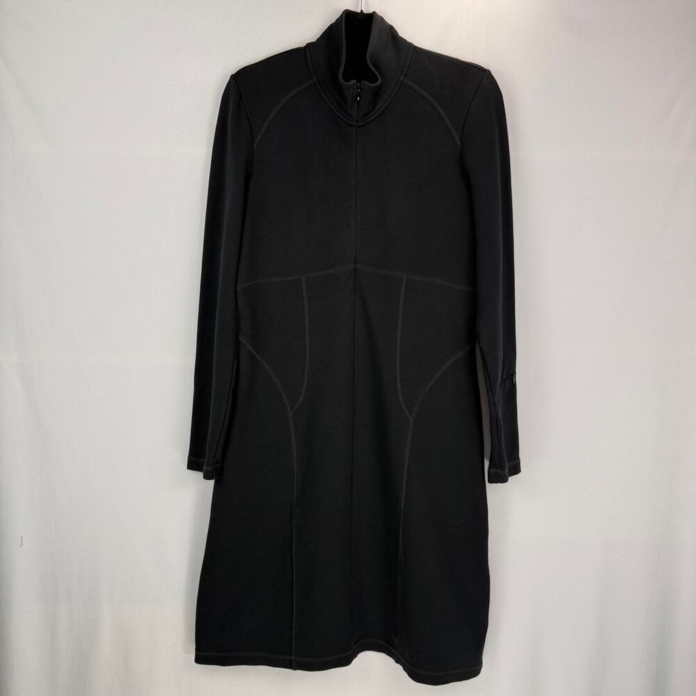 Athleta Cassidy Ponte Knit 1/2 Zip Long Sleeve Dress Size M
